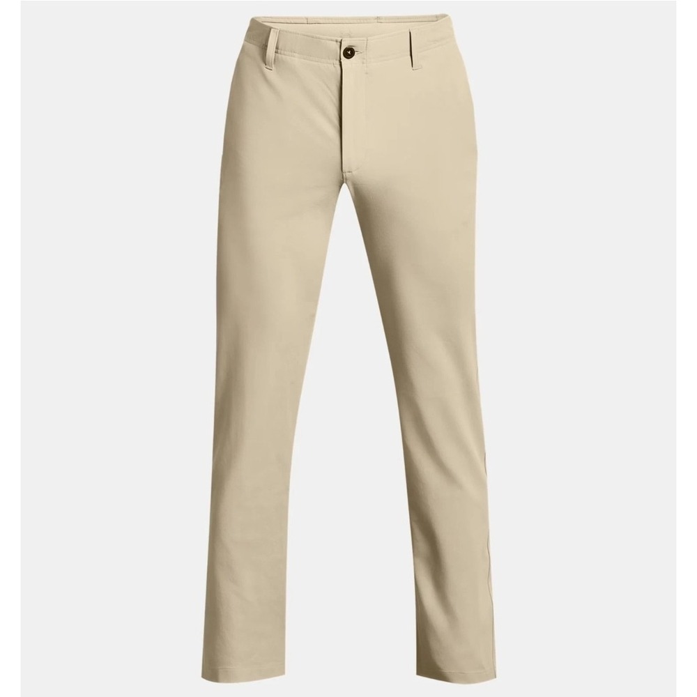 UA Under Armour Men's Tapered Golf Pants Trousers Khaki 40x30 NEW! $80